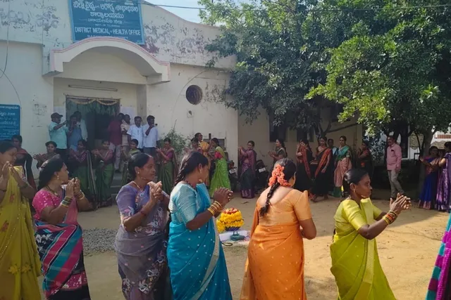 నారాయణపేట వైద్య ఆరోగ్యశాఖ కార్యాలయంలో ఘనంగా బతుకమ్మ సంబరాలు
