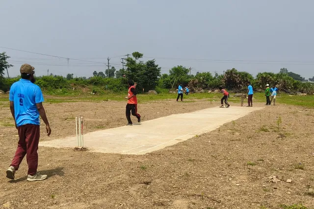 ఉత్సాహంగా క్రికెట్ మ్యాచ్ పోటీలు