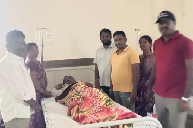 గడ్డిలో పాము కాటు: సర్పంచ్ ఆరోగ్యంపై ఆందోళన