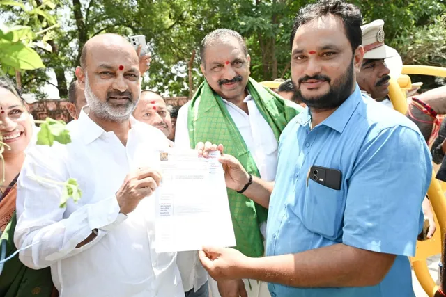 ఆర్నకొండలో ఓపెన్ జిమ్ ఏర్పాటు చేయాలని కేంద్రమంత్రికి వినతి