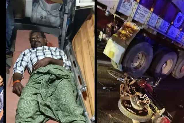 అశ్వారావుపేటలో రోడ్డు ప్రమాదం.. వ్యక్తికి తీవ్ర గాయాలు