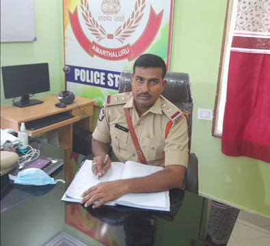 అమృతలూరు నూతన ఎస్.ఐ గా బాధ్యతలు