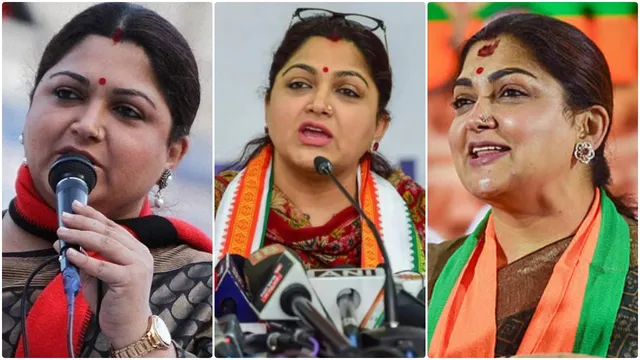 திமுக முதல் பாஜக வரை.. குஷ்புவின் அரசியல் பயணம்