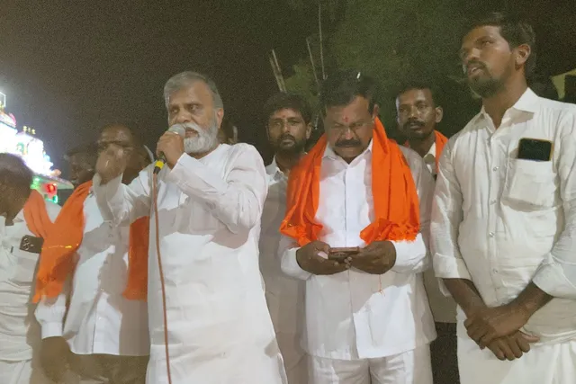 హెబ్బటంలో బిజెపి జెండా ఆవిష్కరణ