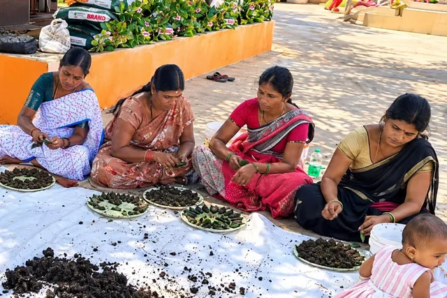 2వ రోజు పార్థివ లింగాల తయారి
