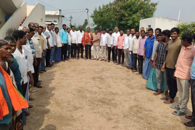 మల్లాపూర్ కాంగ్రెస్ పార్టీ గ్రామఅధ్యక్షుడుగా సుధాకర్ రెడ్డి