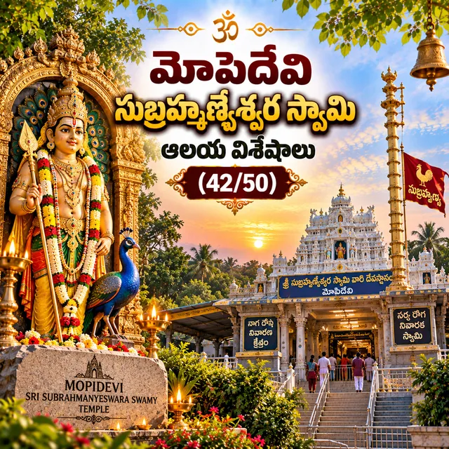 మోపిదేవి సుబ్రహ్మణ్యేశ్వర స్వామి ఆలయ విశేషాలు (42/50)