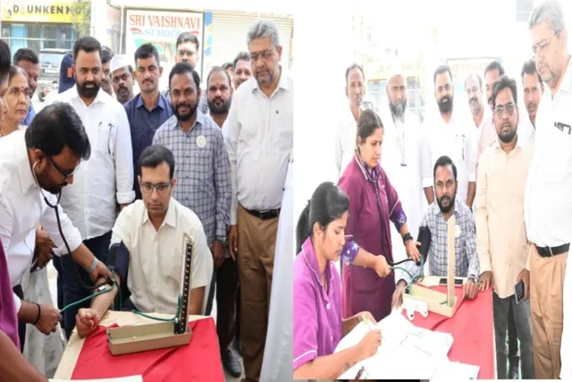 సంగారెడ్డిలో జర్నలిస్టులకు ఉచిత వైద్య శిబిరం సంగారెడ్డిలో జర్నలిస్టులకు ఉచిత వైద్య శిబిరం