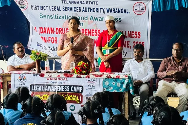 మాదకద్రవ్యాలకు దూరంగా ఉండండి: న్యాయ సేవాధికార సంస్థ కార్యదర్శి పూజ