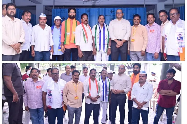 కలెక్టర్, రాజకీయ పార్టీల ప్రతినిధులతో ఈవిఎం గోడౌన్ తనిఖీ