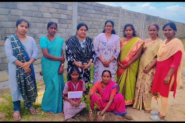 కొత్తపల్లి కేజీబీవీ పాఠశాలలో ఏక్ పేడ్ మాకే నామ్ కార్యక్రమం