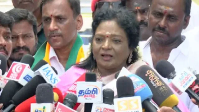 ஓட்டுக்கு காசு கொடுப்பது தவெகதான்: தமிழிசை சவுந்தரராஜன் பேட்டி