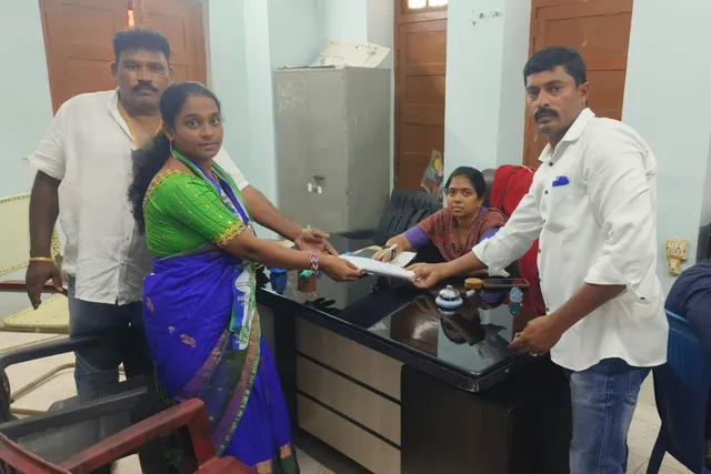 కోటవురట్ల ఎంపీటీసీ అభ్యర్థిగా పెంటకోట లక్ష్మీ పార్వతి నామినేషన్