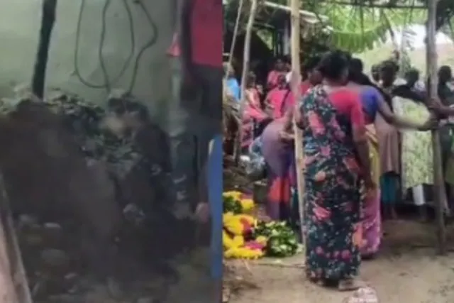 கனமழையால் சுவர் இடிந்து விழுந்து மூதாட்டி உயிரிழப்பு