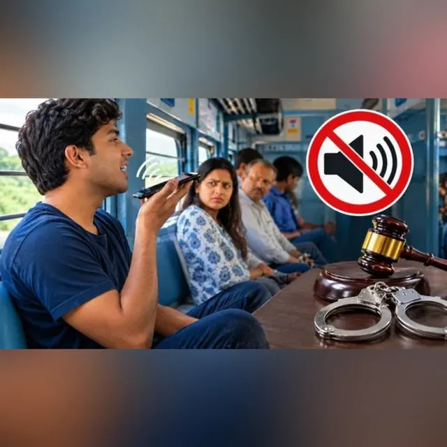 రైళ్లలో ఫోన్ లౌడ్ స్పీకర్ వాడితే భారీ జరిమానా, జైలు శిక్ష