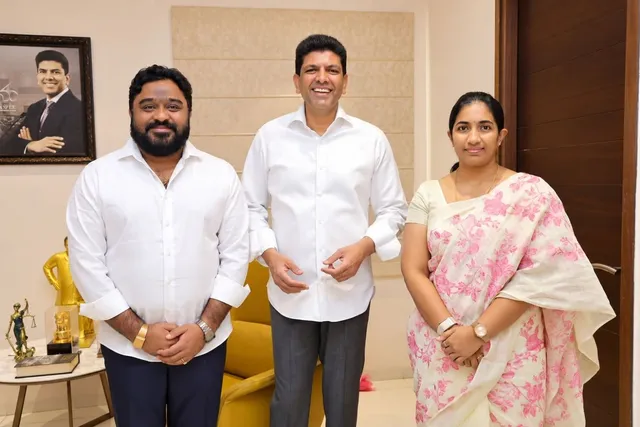 ఎంపీ పెమ్మసానిని కలిసిన మాదల మీనా రత్న