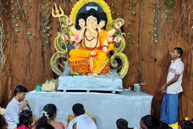బాల్కొండలో దత్తాత్రేయ అవతారంలో వినాయకుడు, నవరాత్రి ఉత్సవాలు