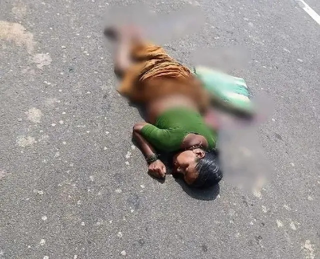 లారీ ఢీకొని వృద్ధురాలు మృతి లారీ ఢీకొని వృద్ధురాలు మృతి