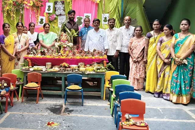 జ్యోతి స్కూల్ లో ముందస్తు వినాయక చవితి వేడుకలు