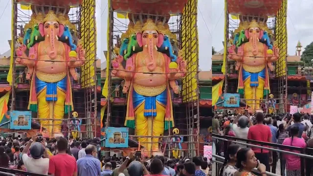 ఖైరతాబాద్ పంచముఖ గణపతి దర్శనం.. రేపు గవర్నర్ తొలి పూజ