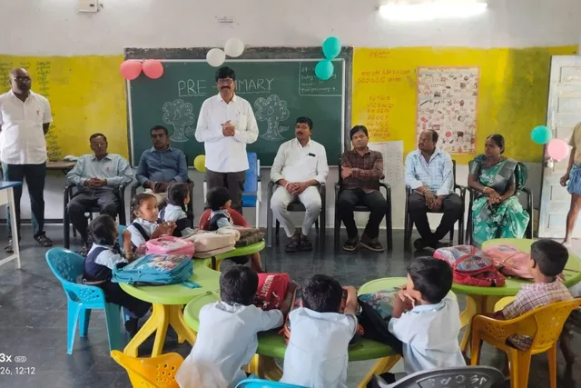 భైరాన్‌పల్లిలో ప్రీ-ప్రైమరీ తరగతులు ప్రారంభం