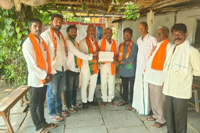 బీజేపీ ఓబీసీ మోర్చా జిల్లా కార్యదర్శిగా మాదాసు మొగిలి నియామకం