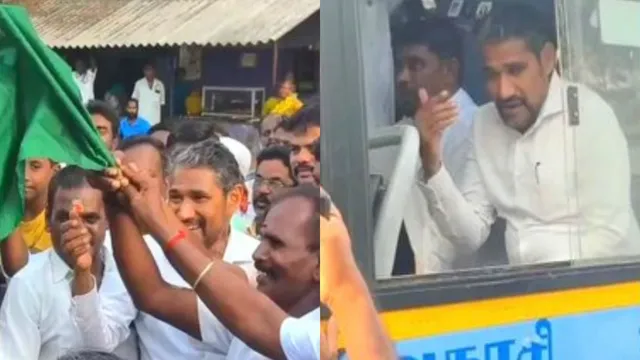 அமைச்சர் வன்னி அரசின் சொந்த ஊருக்கு முதல்முறையாக அரசு பேருந்து சேவை