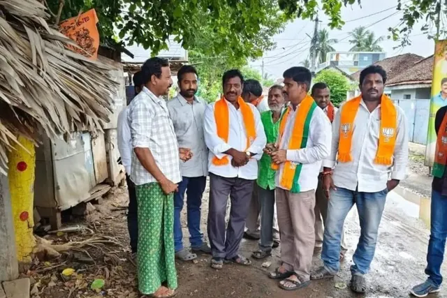 తాళ్లపూడి మండలంలో పర్యటించిన బీజేపీ జిల్లా అధ్యక్షుడు పిక్కి నాగేంద్ర