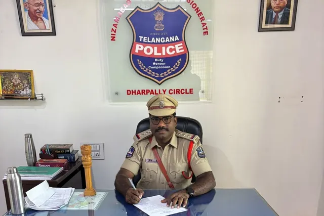 ధర్పల్లి సీఐగా ఎస్. రామన్ బాధ్యతలు స్వీకరణ