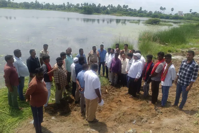 మడికొండలో వినాయక నిమజ్జన ఏర్పాట్ల పరిశీలన
