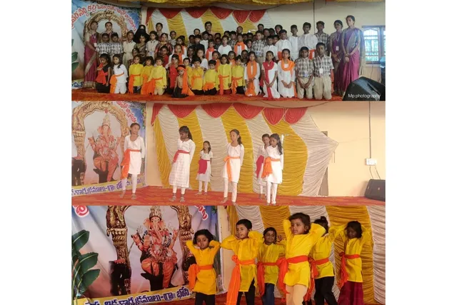 వరసిద్ధి వినాయకుని సన్నిధిలో వాసవి విద్యార్థుల నృత్యప్రదర్శన