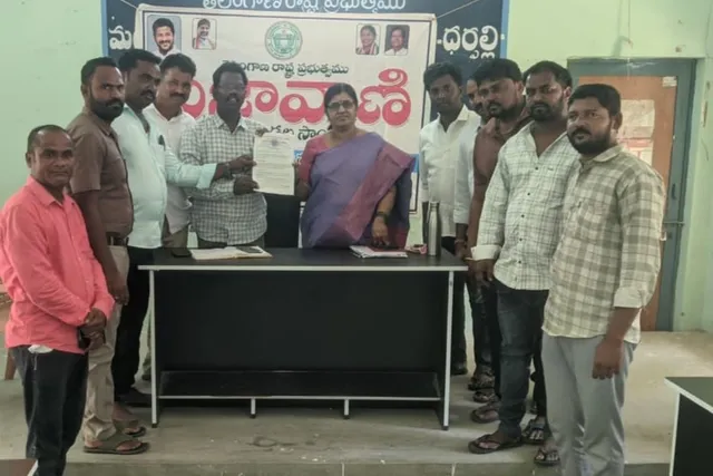 ధర్పల్లిలో మండల స్థాయి ప్రజావాణికి మూడు దరఖాస్తులు