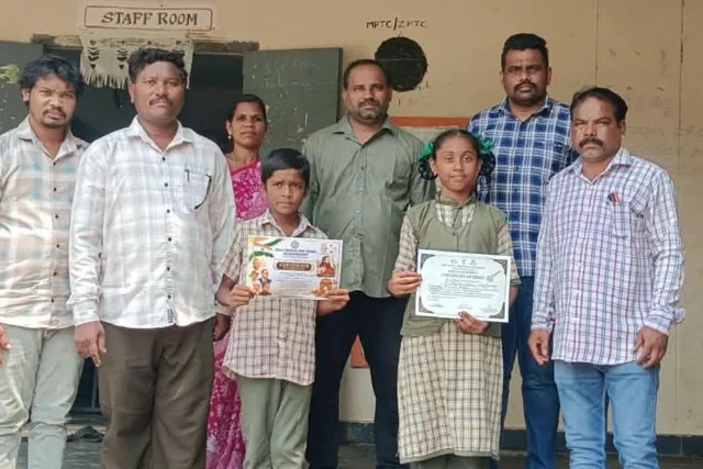 సేవా సంకల్ప్ పోటీల్లో రాజవొమ్మంగి విద్యార్థుల ప్రతిభ