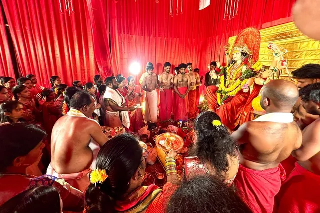 పోతిరెడ్డిపల్లిలో తొలిసారిగా దుర్గామాత నవరాత్రి ఉత్సవాలు పోతిరెడ్డిపల్లిలో తొలిసారిగా దుర్గామాత నవరాత్రి ఉత్సవాలు