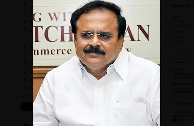 కేంద్ర మాజీ మంత్రి సుదర్శన్ నాచియప్పన్ కన్నుమూత