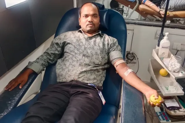 20వసారి రక్తదానం చేసిన దారా సురేష్
