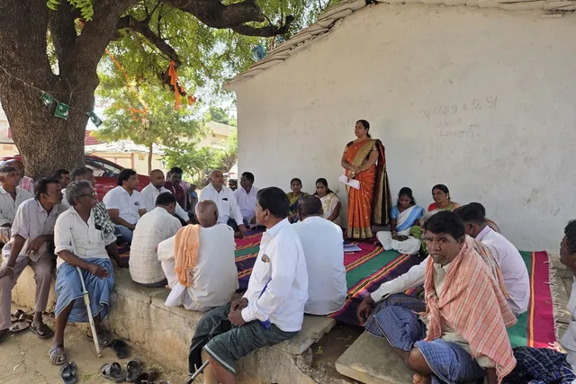 కండ్లపల్లి గ్రామంలో గ్రామసభ