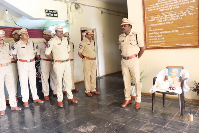 11వ పోలీస్ బెటాలియన్  లో మహాత్మా గాంధీ జయంతి వేడుకలు