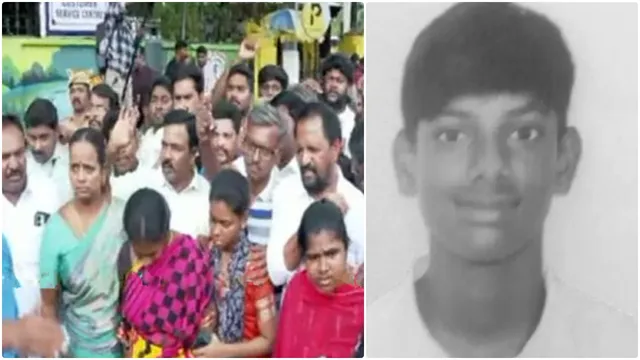 சாதிய தீண்டாமையால் கோவை மாணவர் உயிரிழப்பு.. பெற்றோர் போராட்டம்