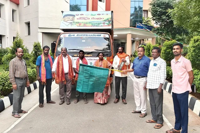 చిత్తూరులో రైతులకు ఆధునిక సాగుపై అవగాహన రథం ప్రారంభం