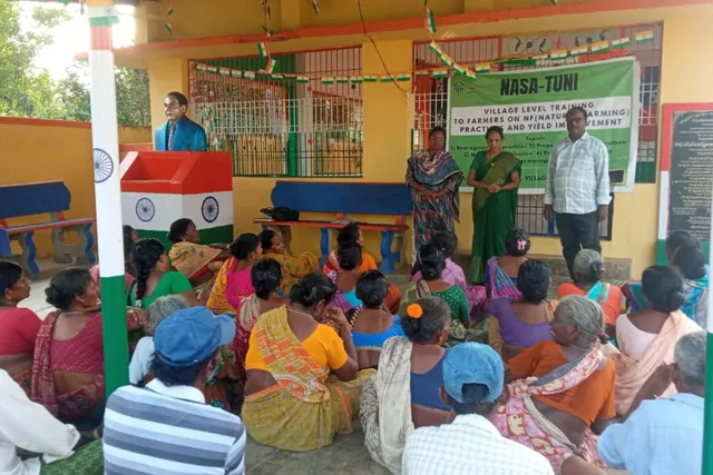 ప్రకృతి వ్యవసాయంపై నాసా ఆధ్వర్యంలో రైతులకు శిక్షణ