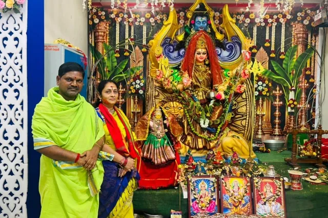 చంద్రబాబు కాలనీలో ఘనంగా దుర్గాదేవి నవరాత్రులు చంద్రబాబు కాలనీలో ఘనంగా దుర్గాదేవి నవరాత్రులు