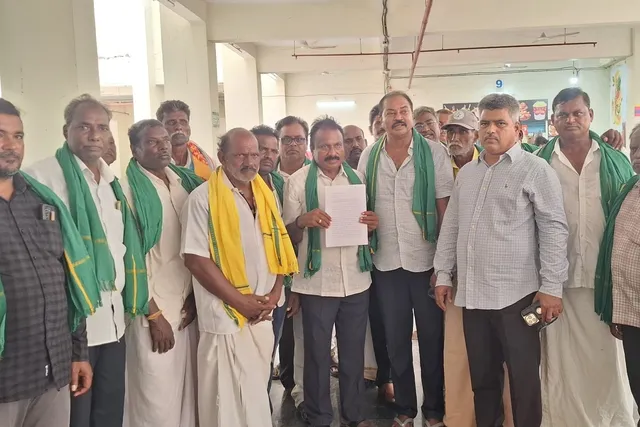 సోమశిల-స్వర్ణముఖి కాలువ పనులు: రైతుల ఆందోళన