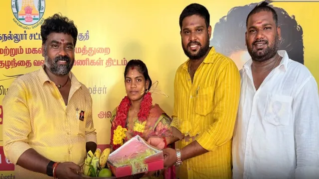 சோழிங்கநல்லூரில் தவெக MLA நடத்திய சமுதாய வளைகாப்பு மற்றும் சீர்வரிசை நிகழ்ச்சி