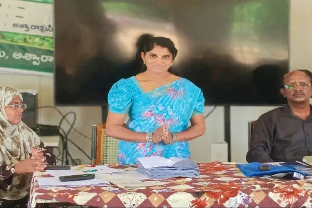 రైతు వేదిక వద్ద ప్రకృతి వ్యవసాయం, ఎల్నినో పై అవగాహన సదస్సు