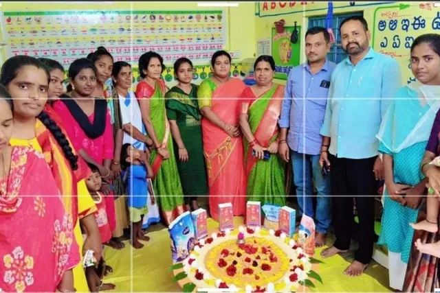 అంగన్వాడి కేంద్రంలో పౌష్టికాహారం అవగాహన సదస్సు