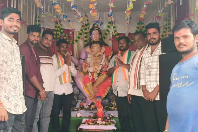 జీఎంఆర్ గల్లీలో ఘనంగా గణేష్ విగ్రహ ప్రతిష్ఠాపన