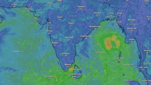 வங்கக் கடலில் புயலின் வேகம் குறைந்தது.. வானிலை ஆய்வு மையம்