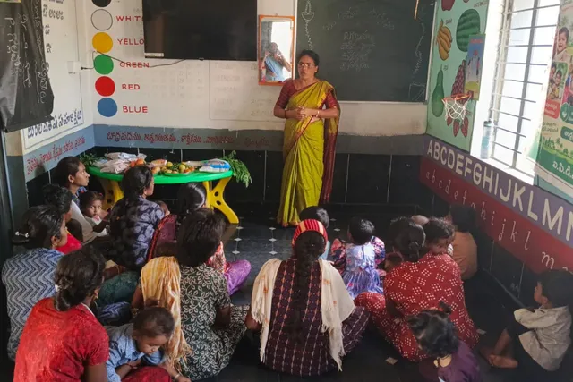 అల్పనపల్లి అంగన్వాడీ కేంద్రంలో పౌష్టిక వారోత్సవాలు అల్పనపల్లి అంగన్వాడీ కేంద్రంలో పౌష్టిక వారోత్సవాలు