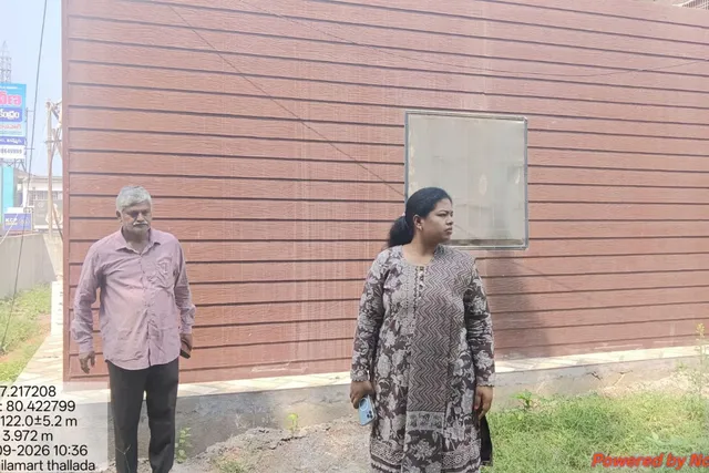తల్లాడ మహిళా మార్ట్ పనులను తనిఖీ చేసిన అదనపు కలెక్టర్